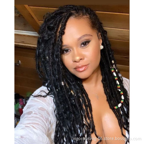Vigorous yarn crochet machine jumbo braiding hair afro kinky curly hair crochet dreadlocks faux locs synthetic hair extensions
